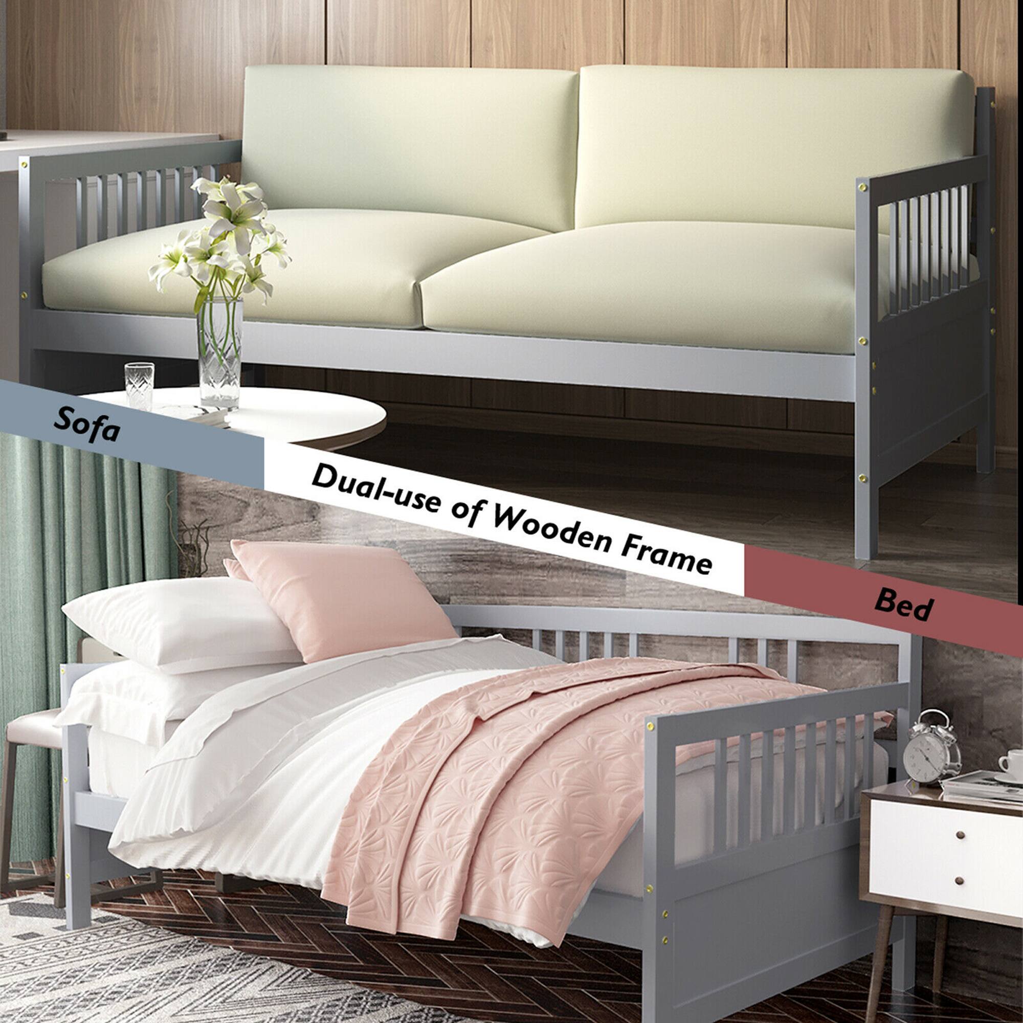 Sofa Dual-use of Wooden Frame Bed