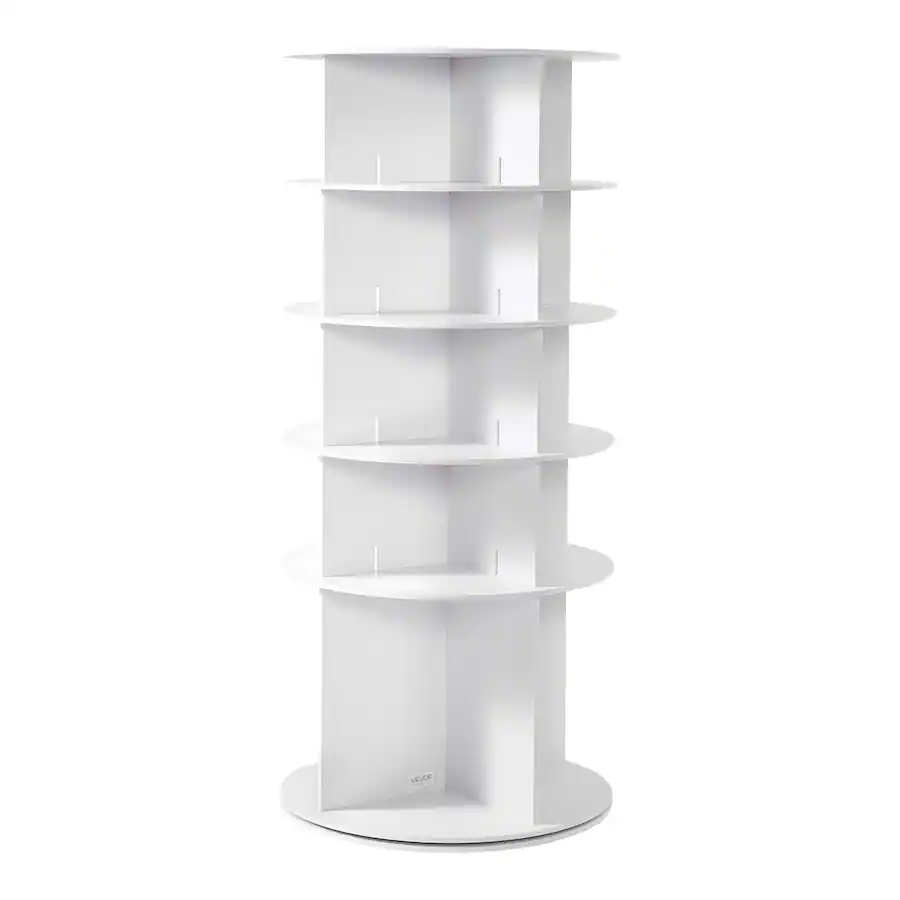 VEVOR 5 Tiers Rotating Shoe Rack Tower, 360° Spinning Shoe Rack ...