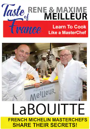 Front. Taste of France Masterchefs Share Their Secrets Rene & Maxime Meilleur La Bouitte - DVD.