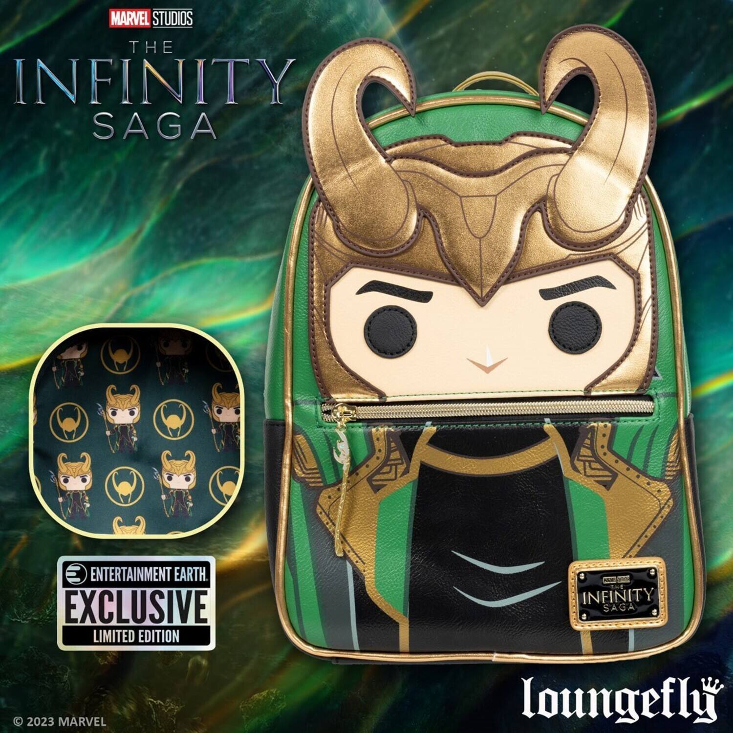 MARVEL STUDIOS THE INFINITY SAGA ENTERTAINMENT EARTH EXCLUSIVE LIMITED EDITION MAM INFINITY SAGA 2023 MARVEL loungefly