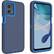 Front. Entronix - Entronix Heavy Duty Phone Case for Motorola Moto G Play 2024 - Ultimate Triple-Layer Protection - Navy Blue.