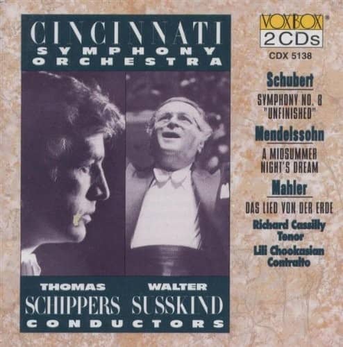 Schubert / Schubert / Mendelssohn / Mahler / Cin S - Schubert Mendelssohn Mahler  - COMPACT DISCS