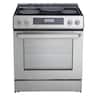 Rangaire - 30" Induction Range Self-cleaning Air Fry True Convection Oven Slide-in RRI303GS - Stainless Steel