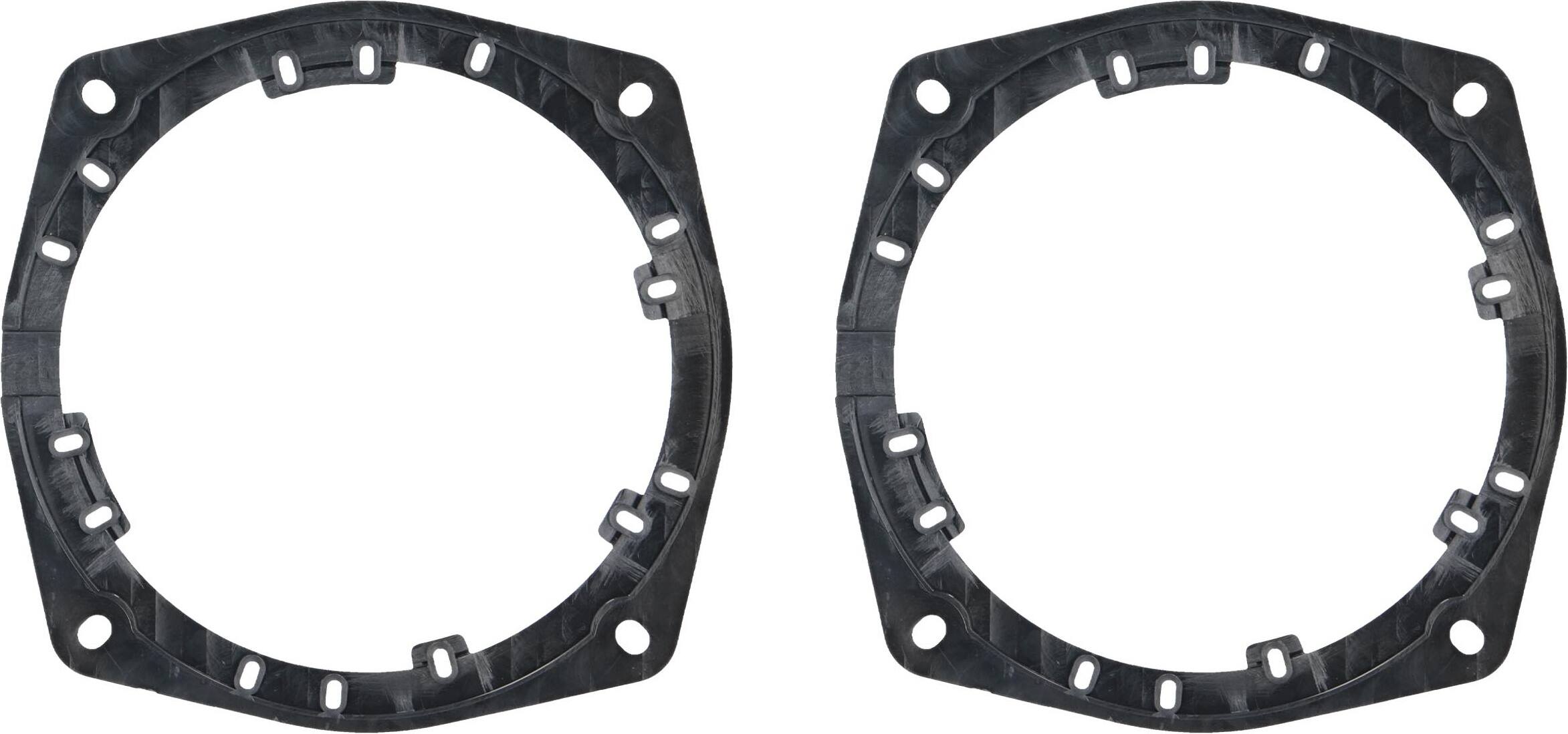 Alt View 11. Metra - Speaker Adapter Plate for Mitsubishi 1999-2012 (2-Pack) - Black.