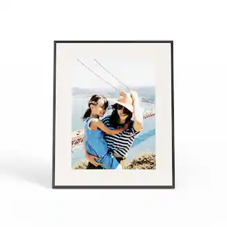 Aura Aspen 12" Digital Wifi Photo Frame- Ink with Textured Mat