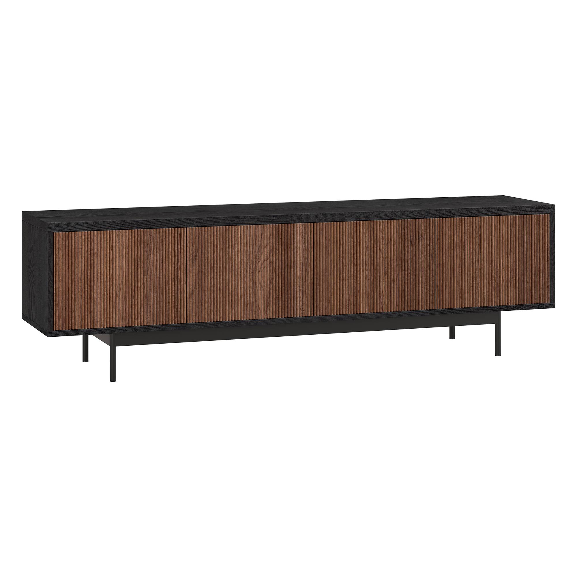 Black Grain/Satin Walnut