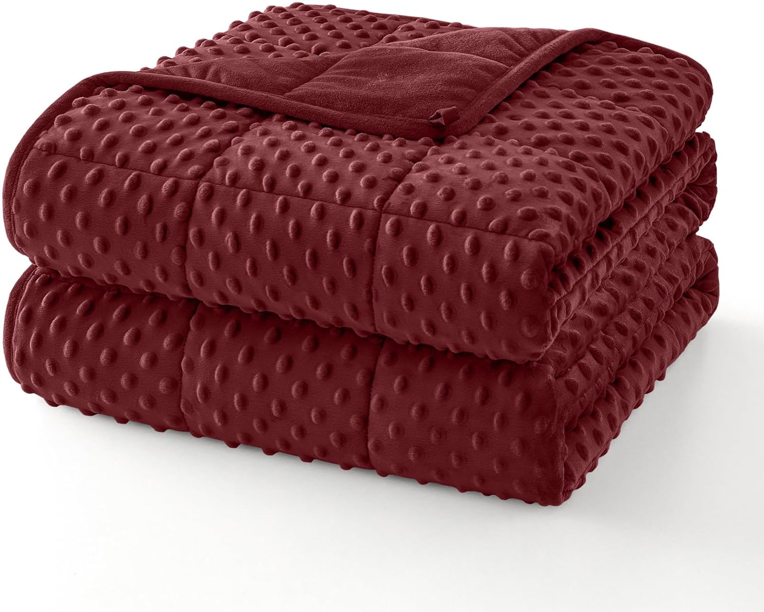 color:25-burgundyDots+size:48"×72"-15lbs