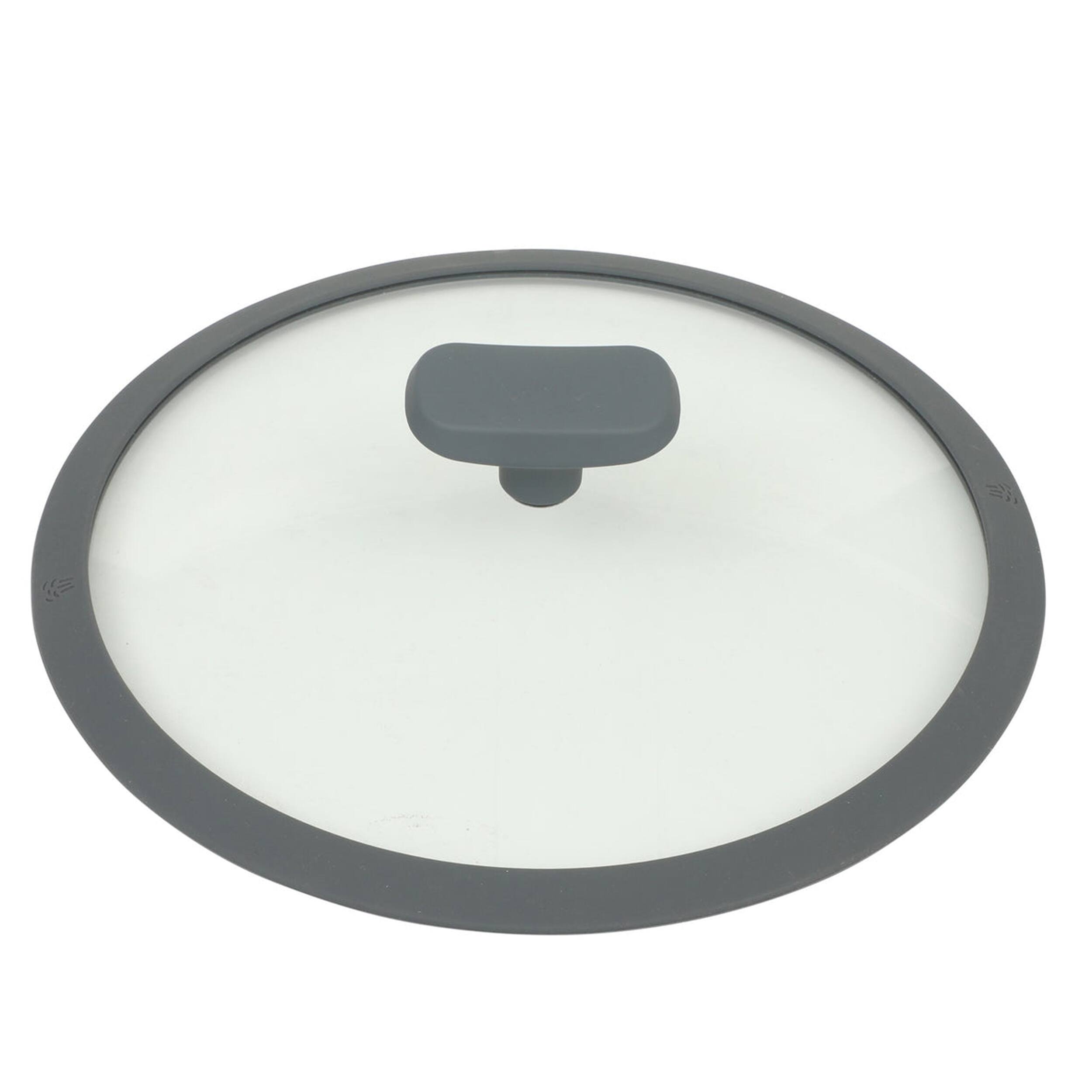 Alt View 3. Oster - Oster Rooney 5 Quart Ceramic Nonstick Cast Aluminum Dutch Oven with Lid in Grey - Grey.