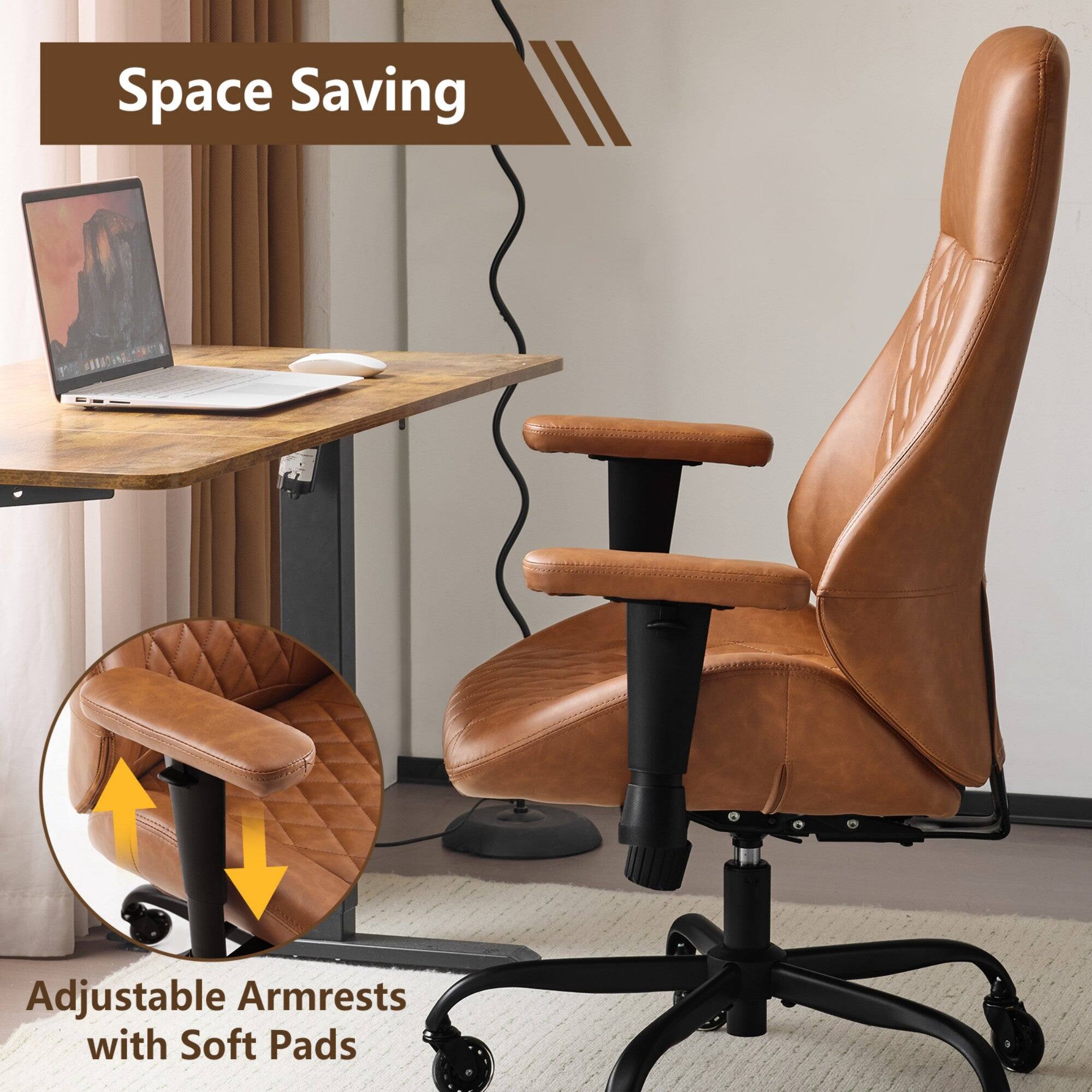 Space Saving Adjustable Armrests with Soft Pads