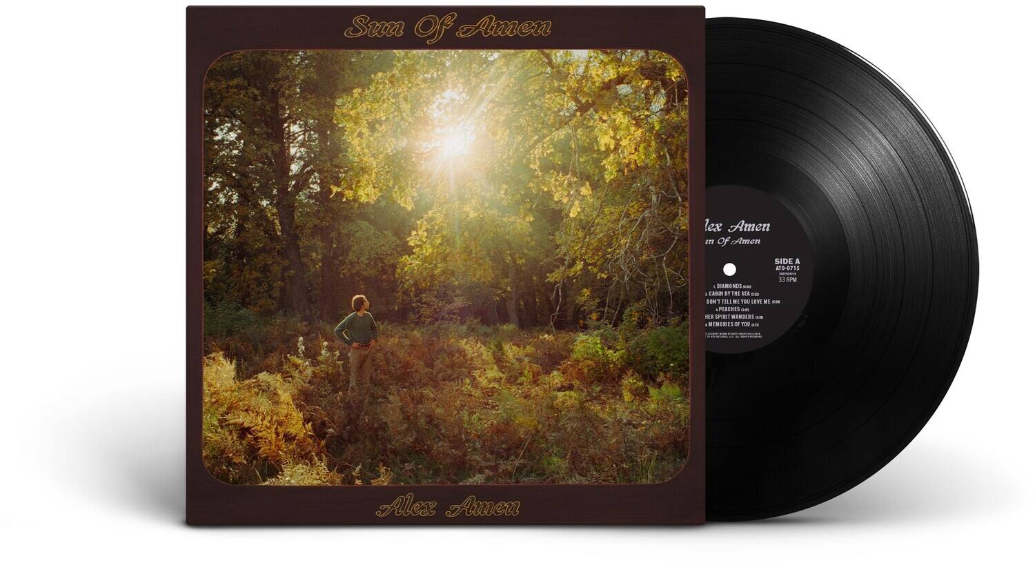 Sun of Amen  
Alex Amen  
20 of Amen  
SIDE A  
410-0715  
S 33 RPM  

1. SAMENS - - CAs BY THE SA  
2. DON'T THE - TOU LOVE ME  
3. PLACRIS  
4. SPIRIT MANDERS  
5. MEMORIES O  

Alex Amen