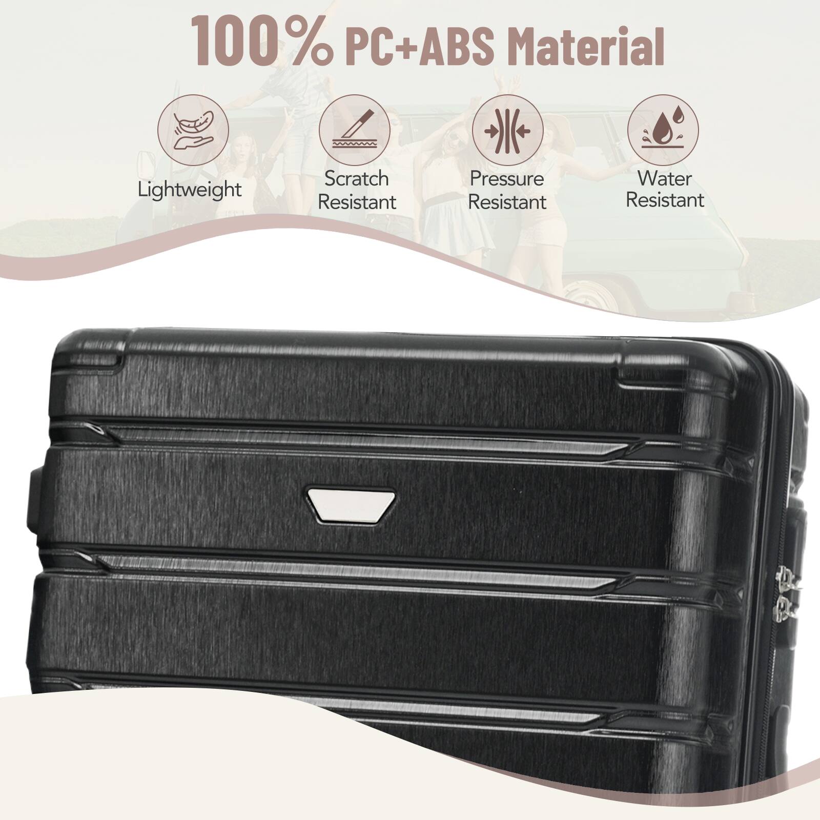 100% PC+ABS Material

- Lightweight
- Scratch Resistant
- Pressure Resistant
- Water Resistant
