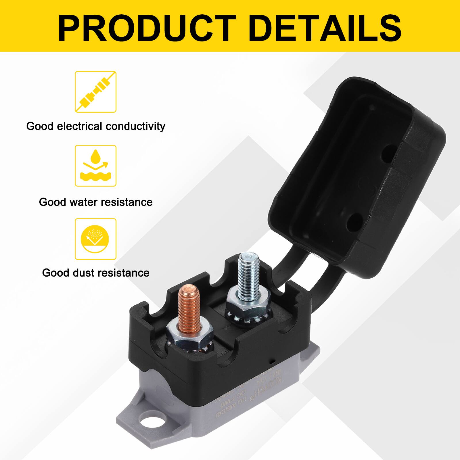 PRODUCT DETAILS

- Good electrical conductivity
- Good water resistance
- Good dust resistance
