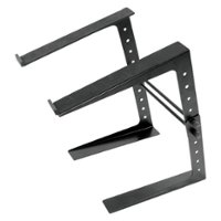 PYLE - Pro Laptop Computer Stand for DJ - Black - Front_Zoom