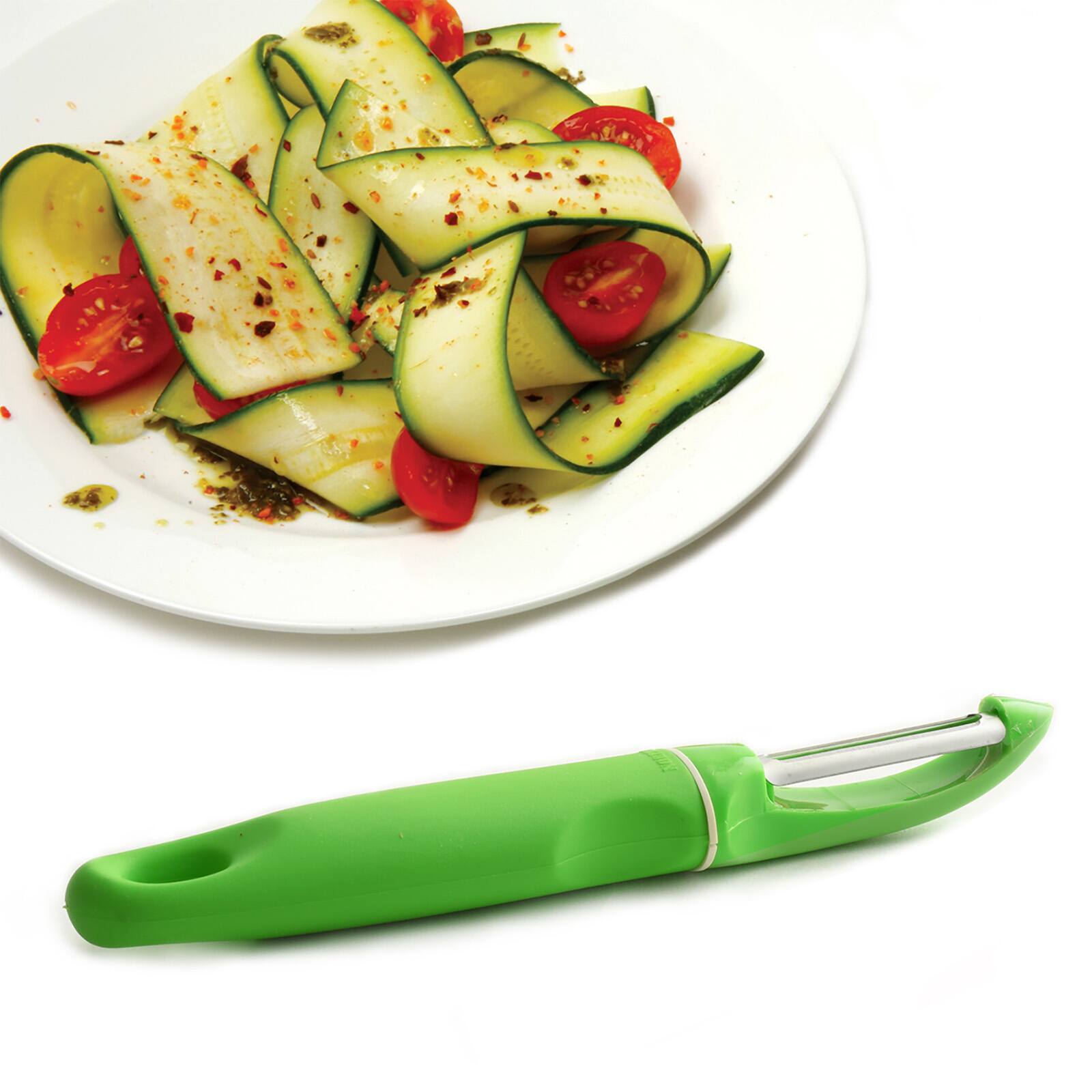 Alt View 4. Norpro - Grip-EZ Vegetable Peeler, 7.25-Inch, Green - Green.
