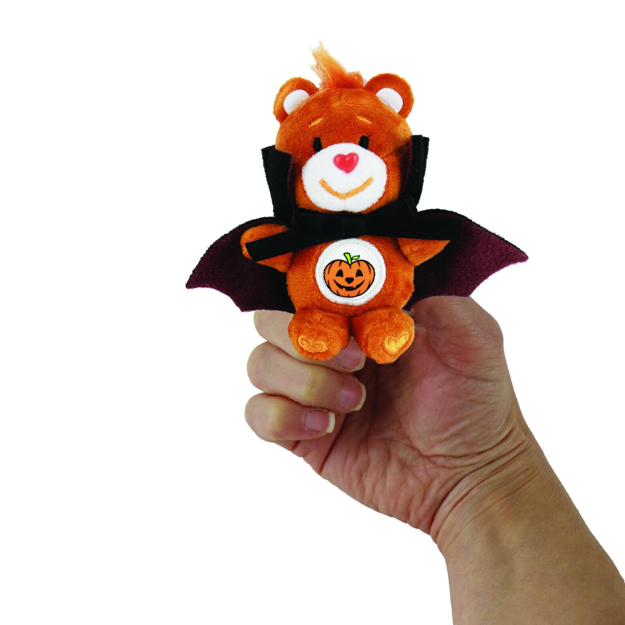 Front. Super Impulse - World's Smallest Care Bears Series 5 Mini Plush | Trick or Sweet Bear - Orange.