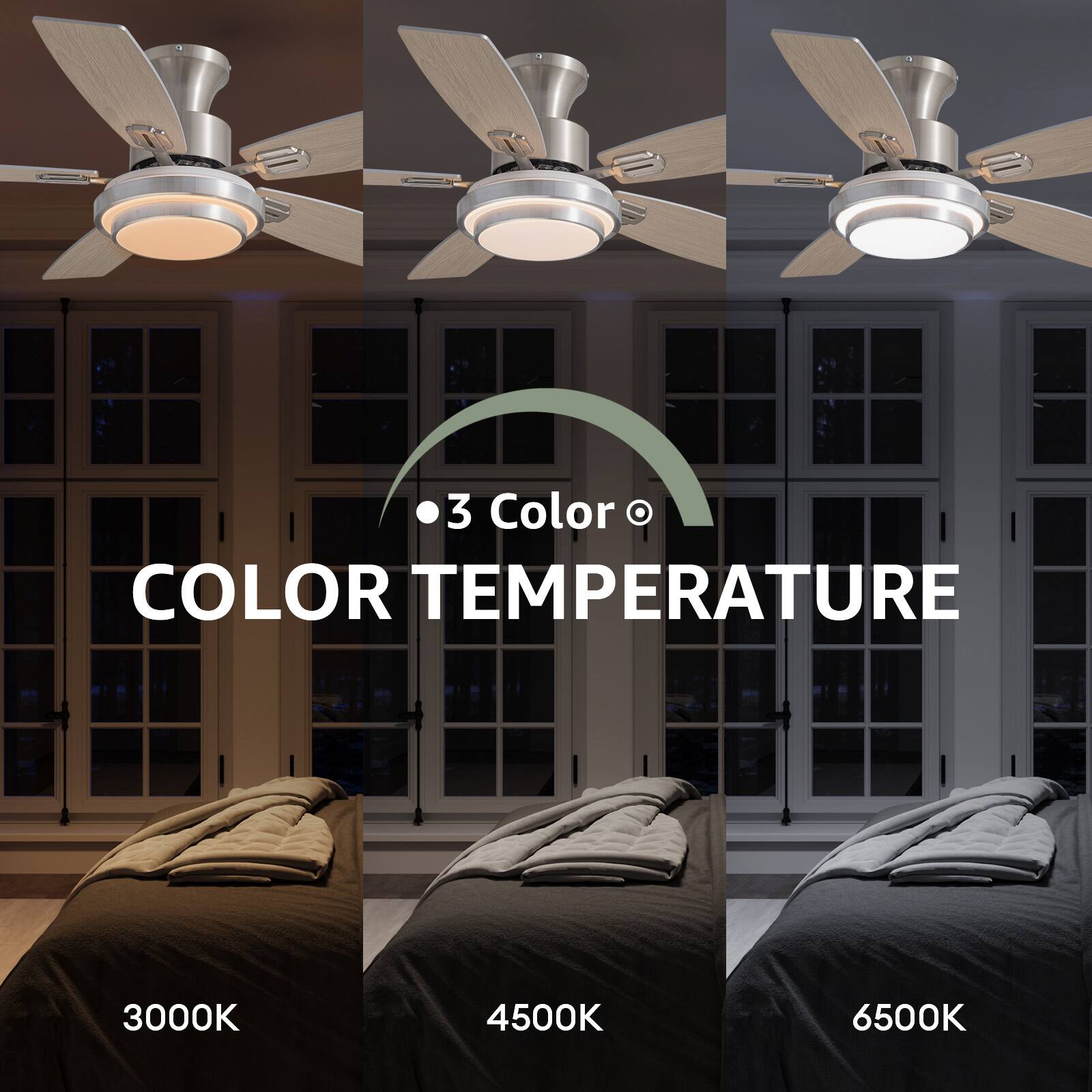 3 Color  
COLOR TEMPERATURE  
3000K  
4500K  
6500K