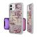 Alt View 1. Keyscaper - Florida State Seminoles iPhone Paisley Design Clear Case - 13 mini - Multicolor.