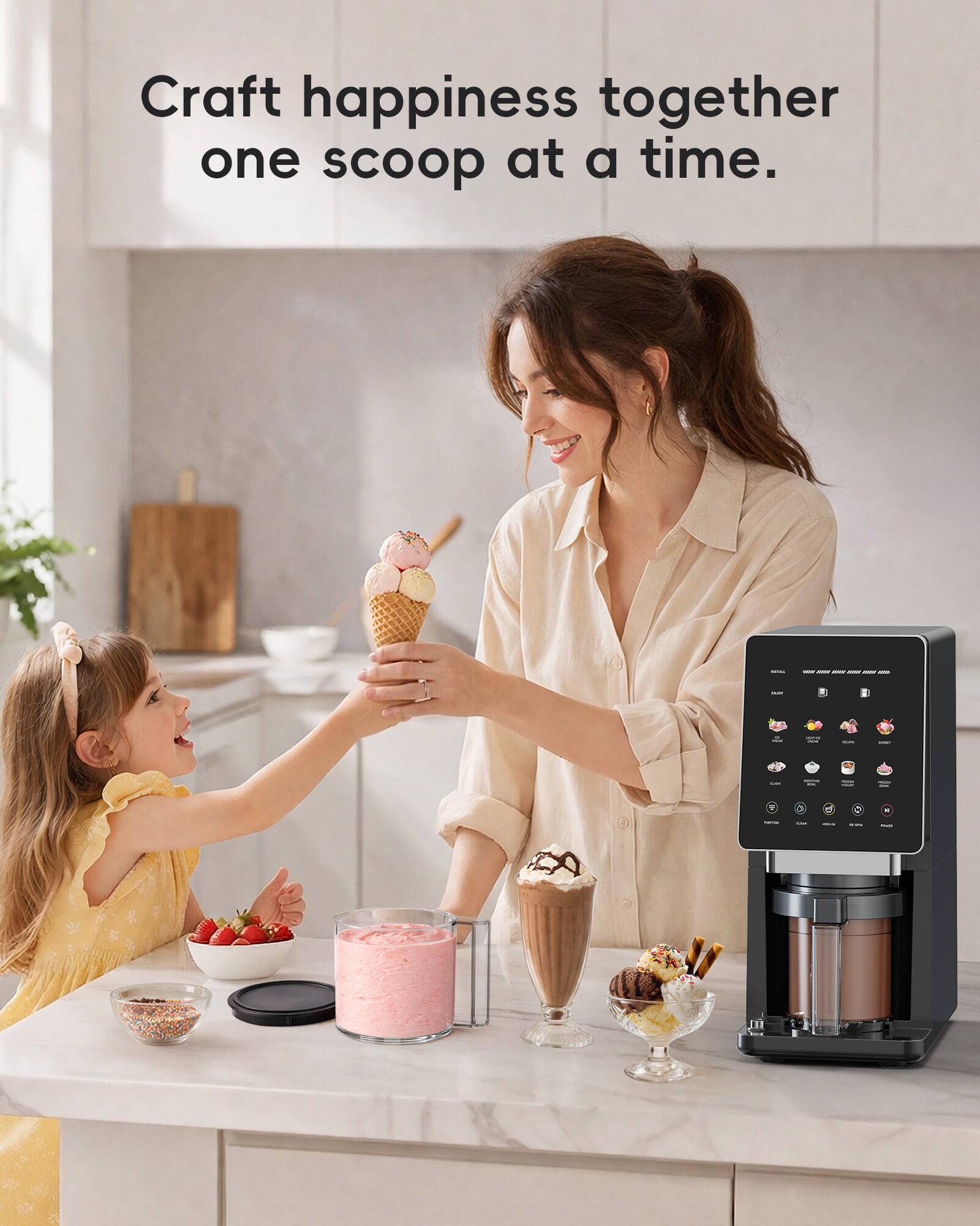 Craft happiness together one scoop at a time.