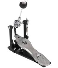 Front. Gibraltar Hardware - 6000 Series Double Chain Drive Bass Drum Pedal, with Fast Touch G Style Footboard, Steel Rock Plate, Adjustable Tension.