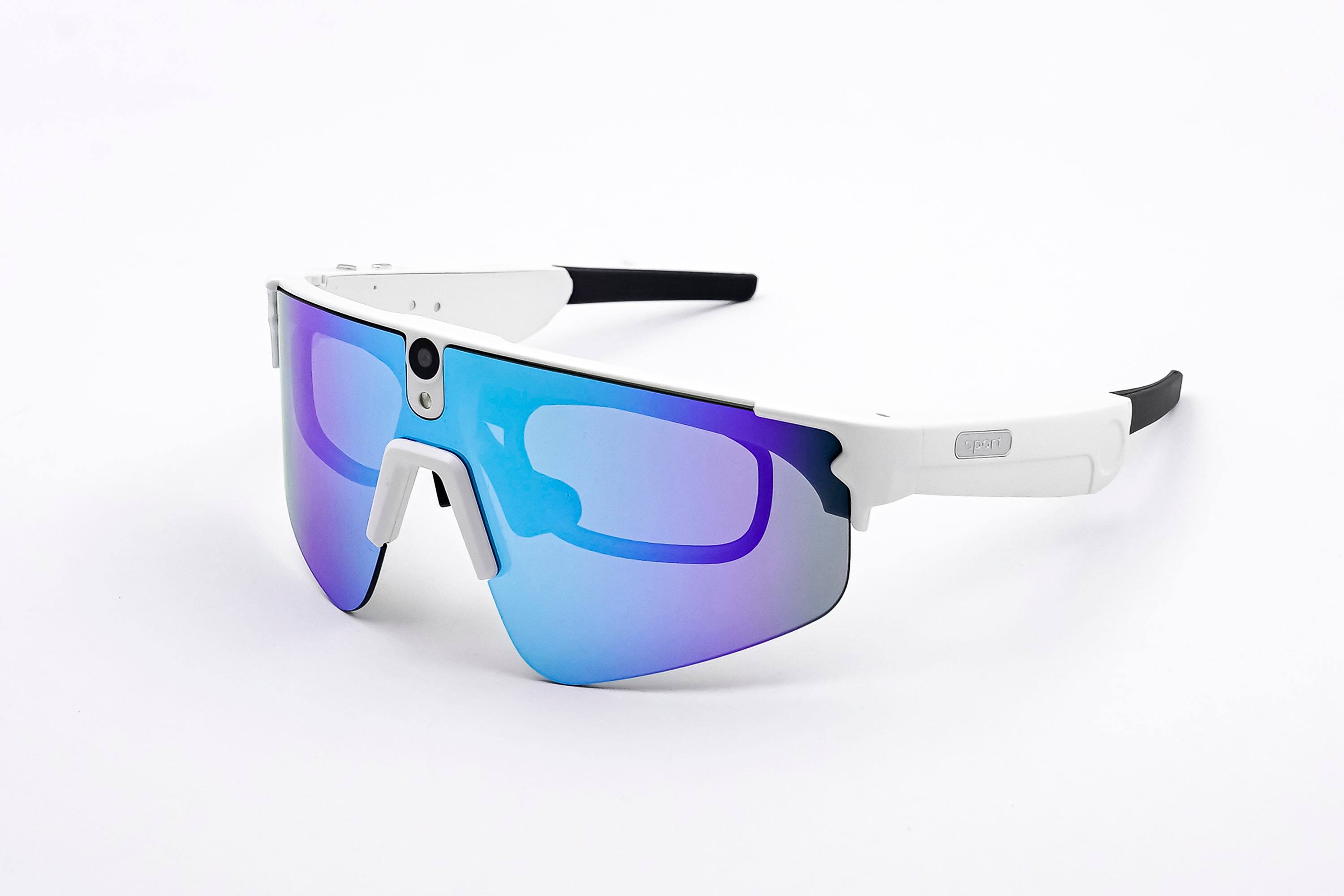 White Frame-Blue Lenses