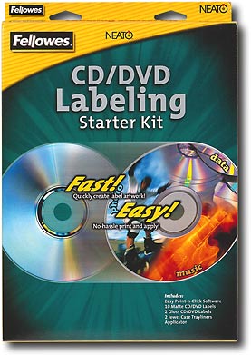 Beroemdheid Interesseren Ontdekking Best Buy: Fellowes NEATO CD/DVD Labeling Starter Kit 8403101