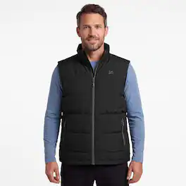 Mobile Warming - App Controlled Men's Crest 2.0 Down Heated Vest - Black