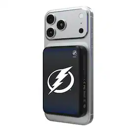 Keyscaper - Tampa Bay Lightning Wireless Magnetic Power Bank - Black