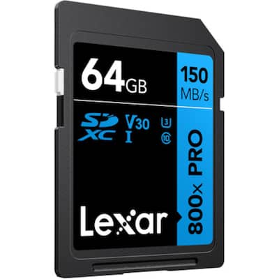 Lexar 64GB High Performance 800x PRO UHS I SDXC Memory Card Lexar 64GB High Performance 800x PRO UHS I SDXC Memory Card