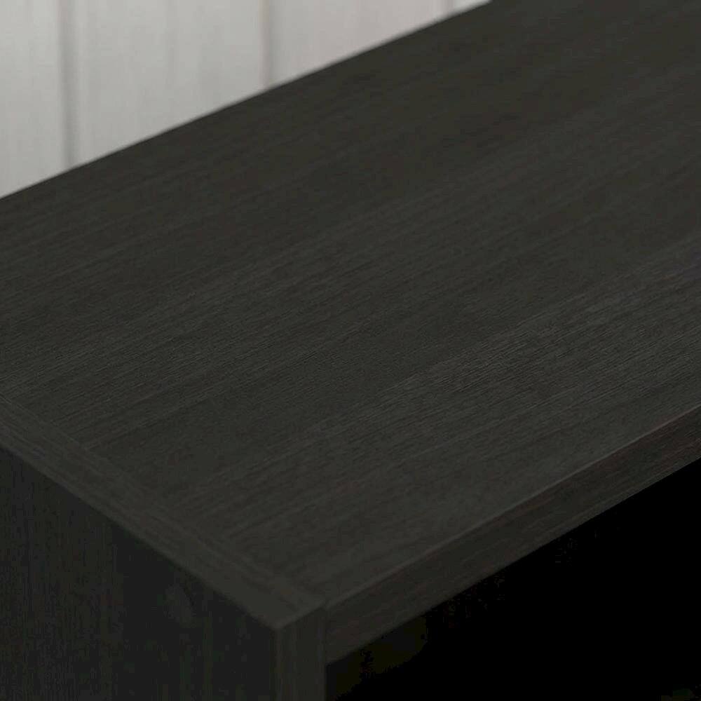 Alt View 1. FurniFact - Wooden bookcase with sleek design for modern home decor - Espresso.