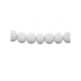 Ganz - Oversized Wood Beaded Garland Stand 80 Inches Long - White