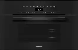 Miele - DGC 7470 30" 1.7 Cu. Ft. Built-In Combi-Steam Single Convection Oven with DualSteam and DirectSensor - Obsidian Black