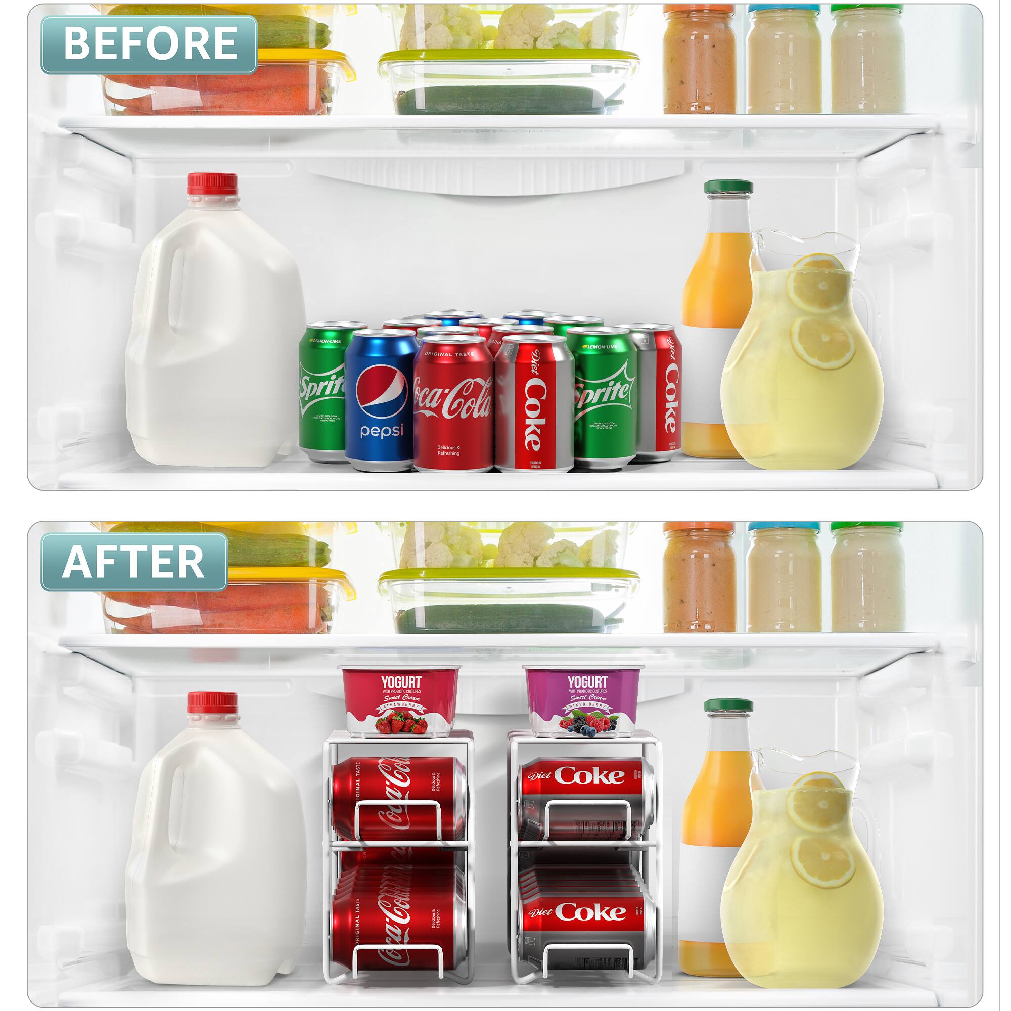 BEFORE

- 1
- Sprit
- kca-Cola
- Coke
- pepsi

AFTER

- YOGURT
- Coca-Cola
- Coke