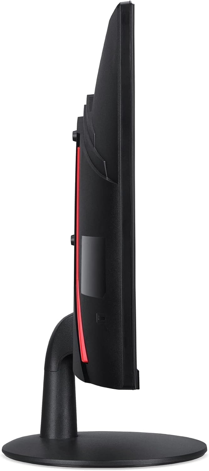 Alt View 2. Acer - acer Nitro ED240Q 24-Inch 1500R Curved FHD Monitor, FreeSync,  ZeroFrame Design, HDMI, VGA, VESA Mount (100mm) Black.