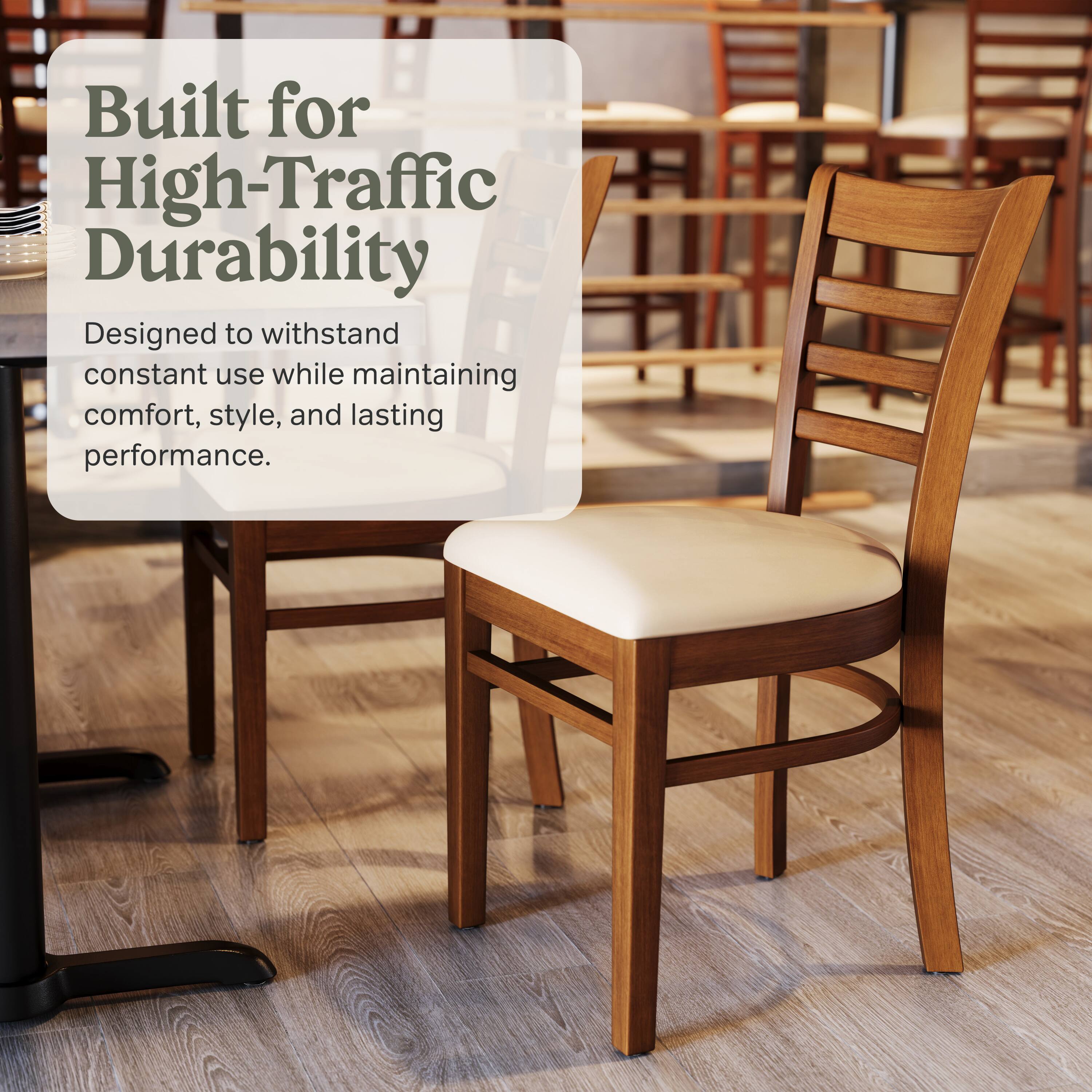 Built for High-Traffic Durability  
Designed to withstand constant use while maintaining comfort, style, and lasting performance.