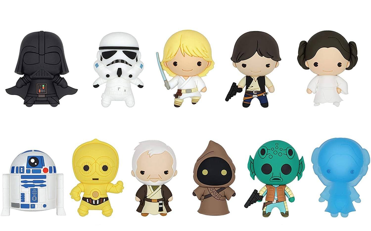 Alt View 1. Star Wars - Star Wars Series 1 Blind Bagged 3D Foam Figural Bag Clip | 1 Random - Silver.