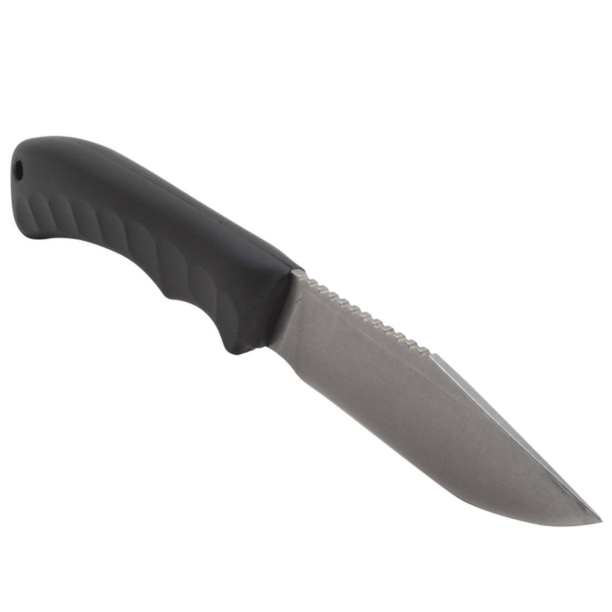 Alt View 3. SOG - SOG ACE Knife with 3.8" Fixed Stone Wash Finish Blade and Black Sheath.