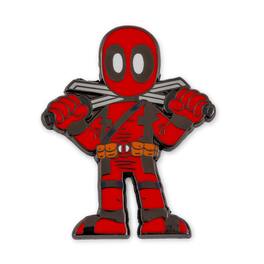 SalesOne LLC - Marvel Deadpool With Swords Enamel Pin | Toynk Exclusive - Red/Black