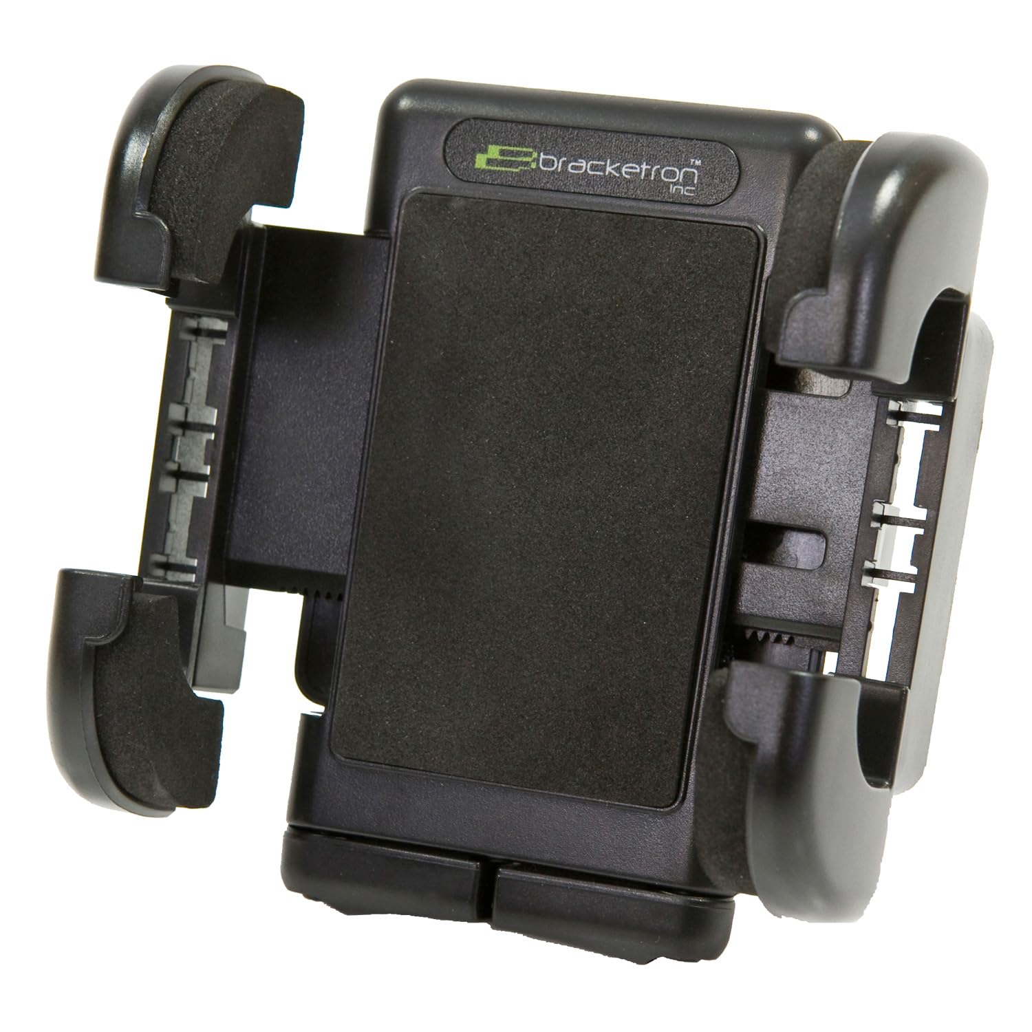 Left. Bracketron - Bracketron Grip-iT Cup Holder Phone Mount for Car, Universal Cell Phone & GPS Holder, Expandable 360° Adjustable Arms - Black.