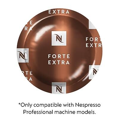 EXTRA  
FORTE EXTRA  

*Only compatible with Nespresso Professional machine models.
