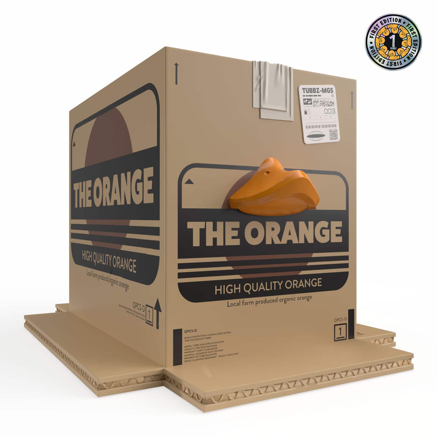L GEAR SOLID A フィギュアボックス PopMarket Tubbz Metal Gear Solid The Orange Box (1st Edition