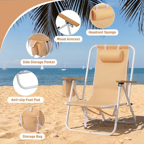 Headrest Sponge  
Wood Armrest  
Side Storage Pocket  
Anti-slip Foot Pad  
Storage Bag