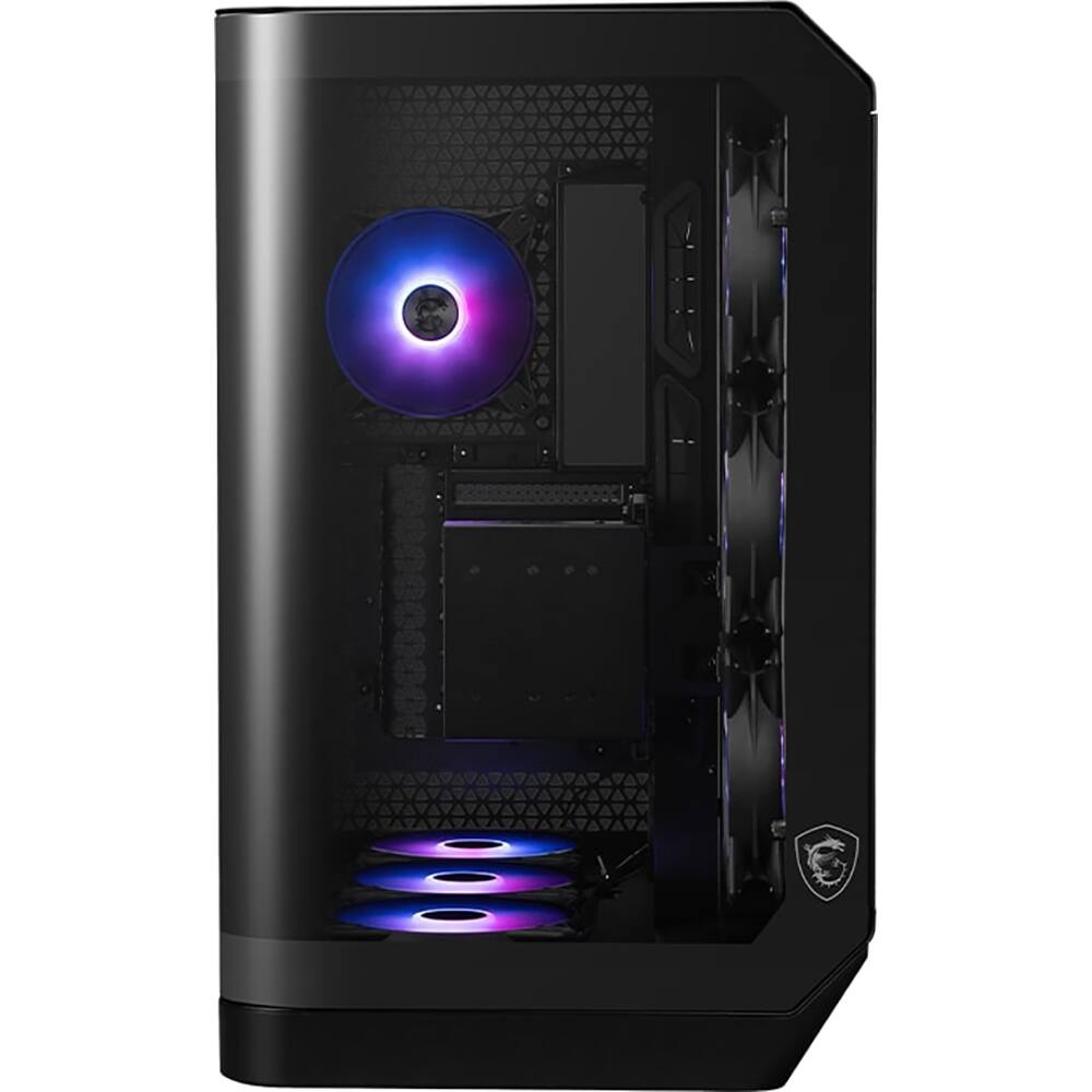 Alt View 3. MSI - MAG PANO 120R PZ Power Gaming PC Case PANO120RPZ - Black.