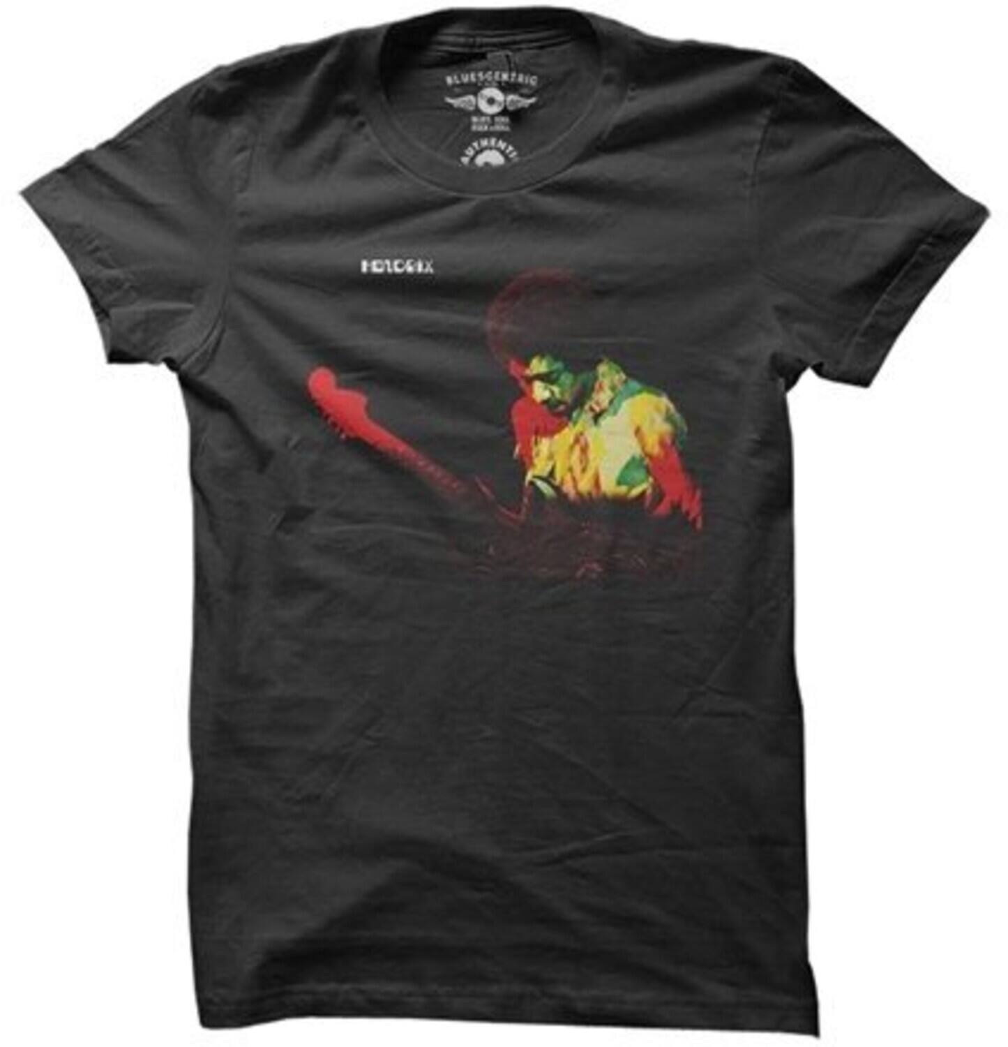 PopMarket - Jimi Hendrix - Jimi Hendrix - Band of Gypsys Album Cover - Heavy Cotton T-Shirt - XL Black - APPAREL - Multicolor