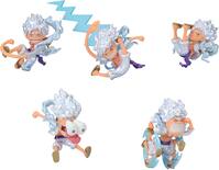 Bandai - One Piece Mini Figure - Gear 5 Luffy 2.8" World Collectable Figure - Styles May Vary - Front_Zoom