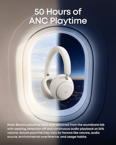 Anker Soundcore Space 2 Wireless Bluetooth Noise Cancelling Over Anker Soundcore Space 2 Wireless Bluetooth Noise Cancelling Over