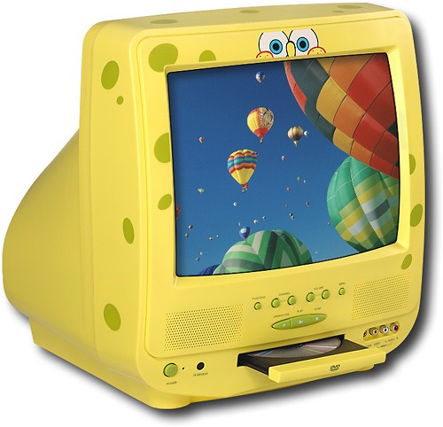 Emerson Spongebob Squarepants 13 Tv Dvd Combo Sb350 Best Buy