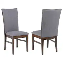 Coaster Co. of America - Sherwood Upholstered Dining Side Chair Grey (Set of 2) - Brown