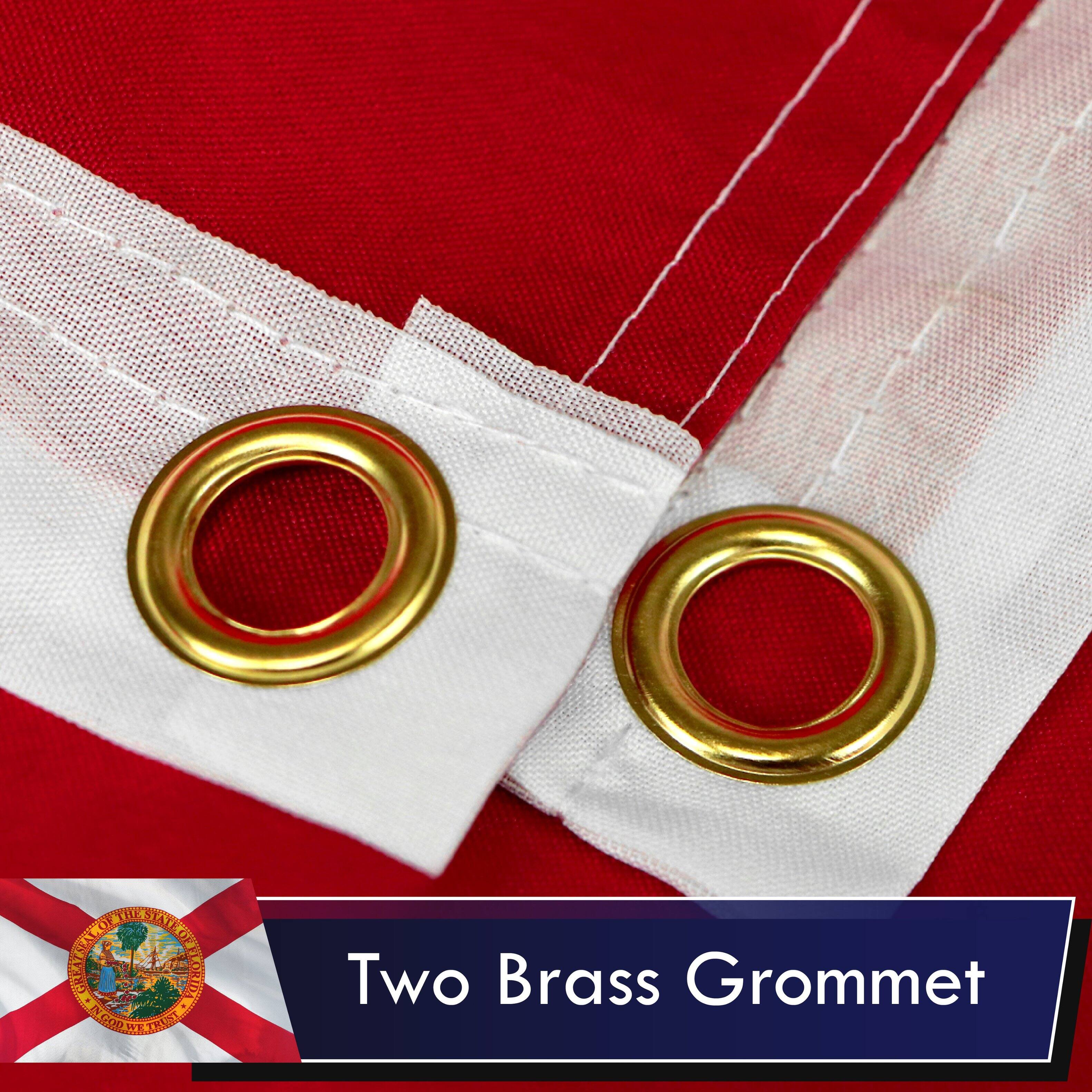 Two Brass Grommet