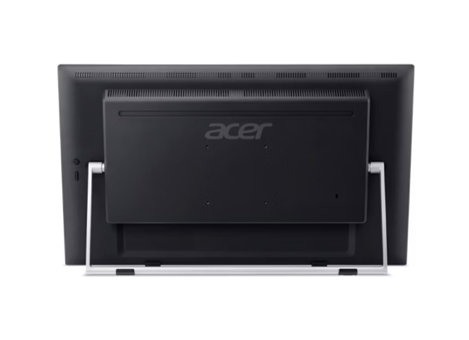 Back. Acer - Acer UT2 UT272U 27In WQHD IPS Touchscreen Display with HDMI - Black.