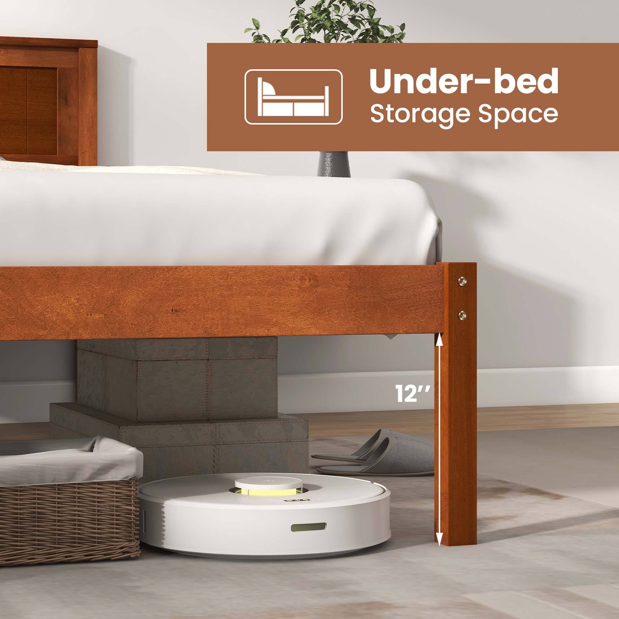 Under-bed Storage Space 12"